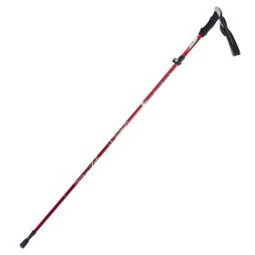 Folding Outdoor Handrails Trekking Walking Sticks (Type: Walking Sticks, Color: Red)